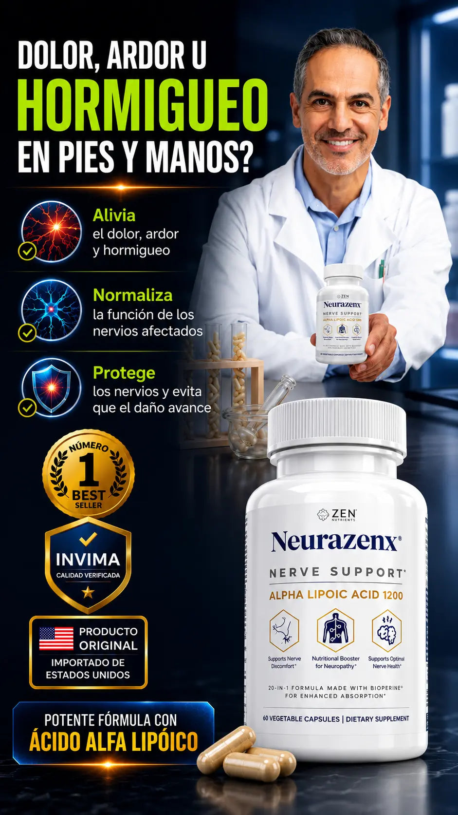 NeuraZenx - Alivio para la Neuropatía