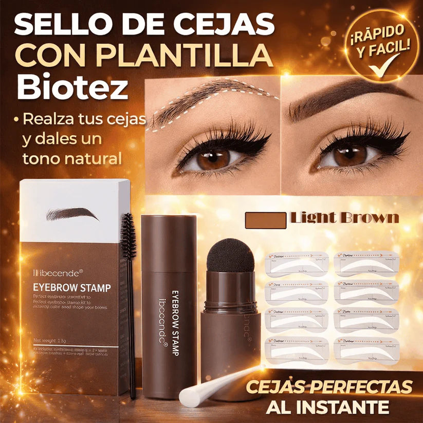 Sello De Cejas Con Plantilla Biotez®