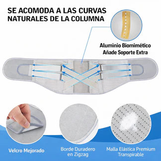 LumbarPro 360° - Faja De Soporte Lumbar Ajustable