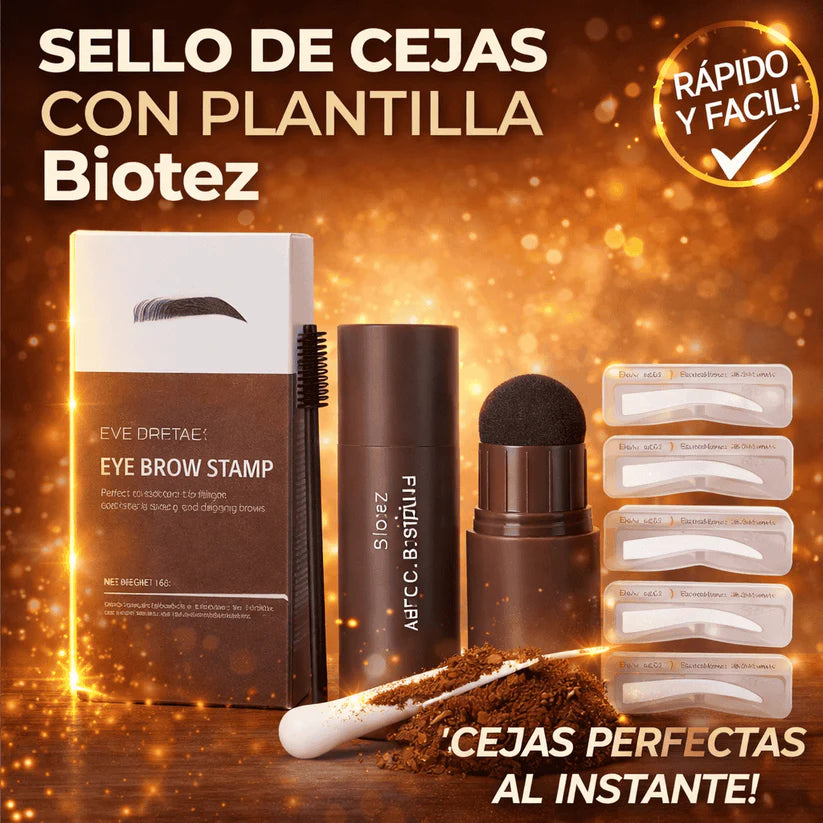 Sello De Cejas Con Plantilla Biotez®