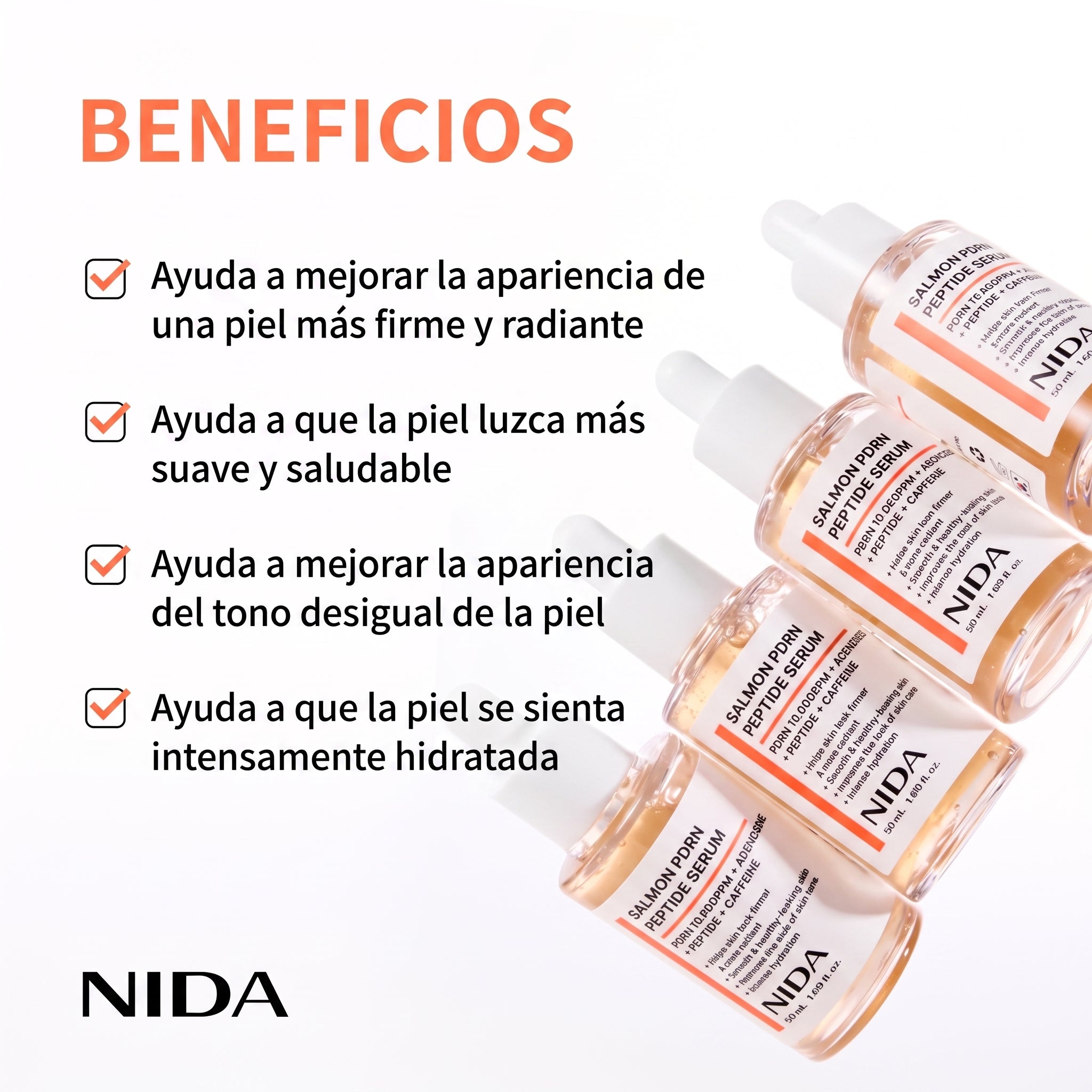 Suero peptídico PDRN de salmón NIDA