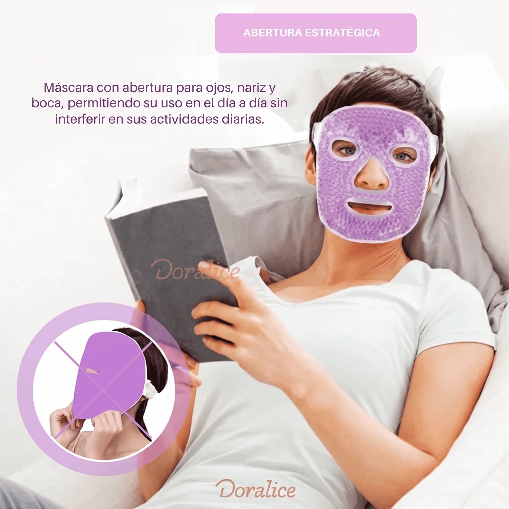 ThermaGlow™ - Máscara de Terapia Térmica Facial