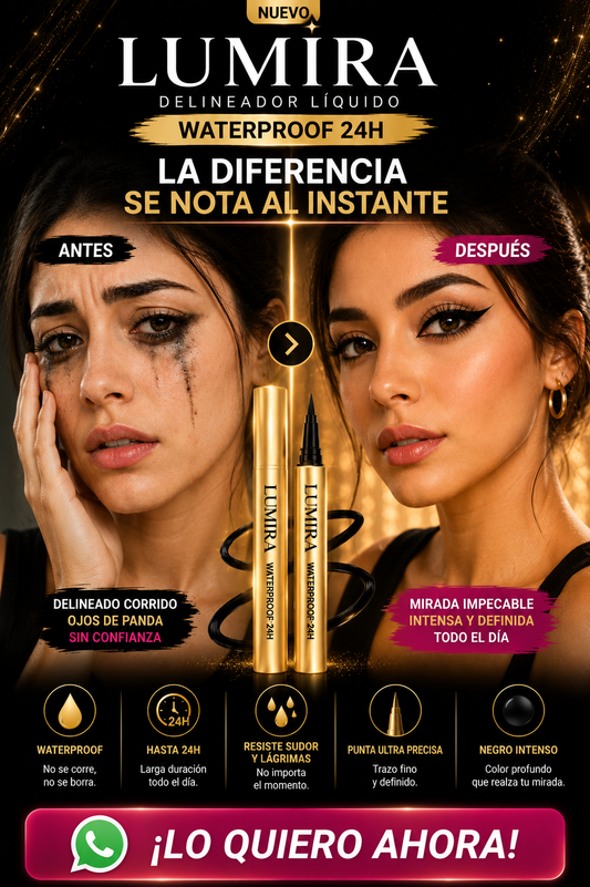 LUMIRA DELINEADOR GOLD 💖